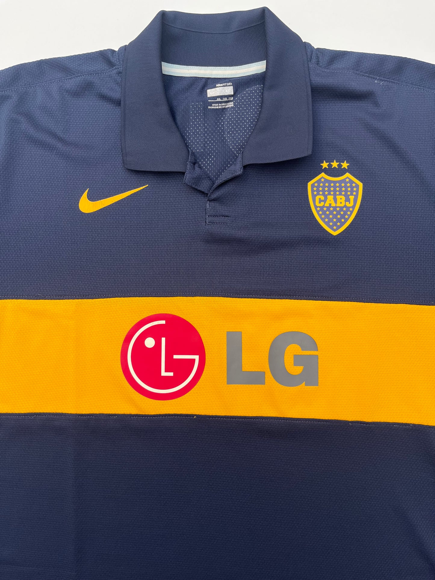 Jersey Boca Juniors Local 2009 2010 Versión Jugador (XXL)