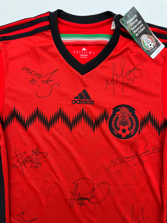 Jersey México Visita 2014 2015 Autografiado (S)