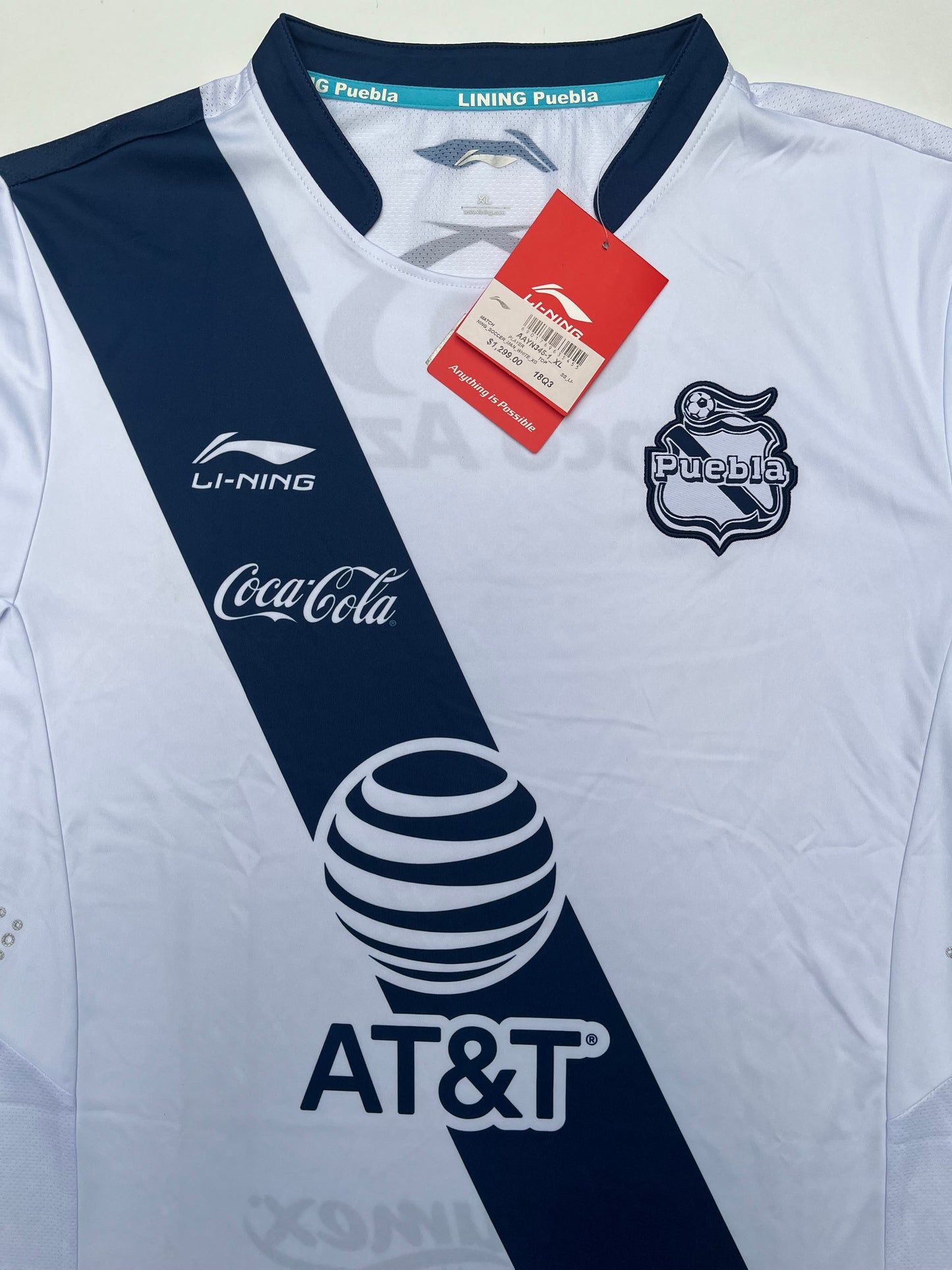 Jersey Puebla Local 2018 2019 Versión Jugador (XL)