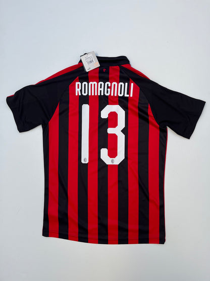 Jersey Ac Milán Local 2018 2019 Versión Jugador Alessio Romagnoli (L)