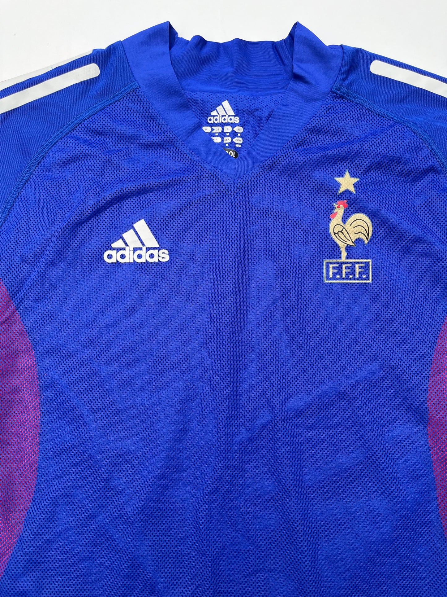 Jersey Francia  Local 2002 2004 Versión Jugador (M)