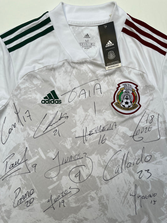 Jersey México Visita 2020 2021 Autografiado (M)