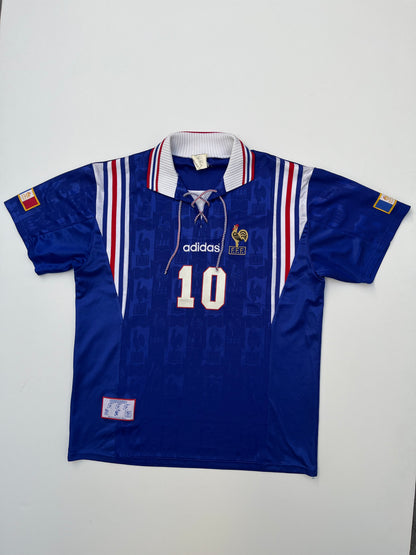 Jersey Francia Local 1996 1997 Zinedine Zidane (L)