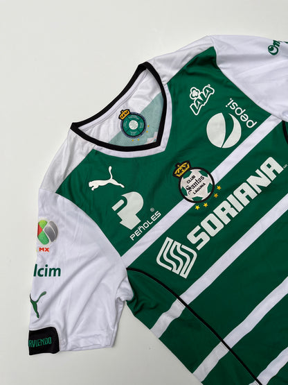 Jersey Santos Laguna Local 2014 2015 Match Worn Juan Pablo "Chato" Rodríguez (S)