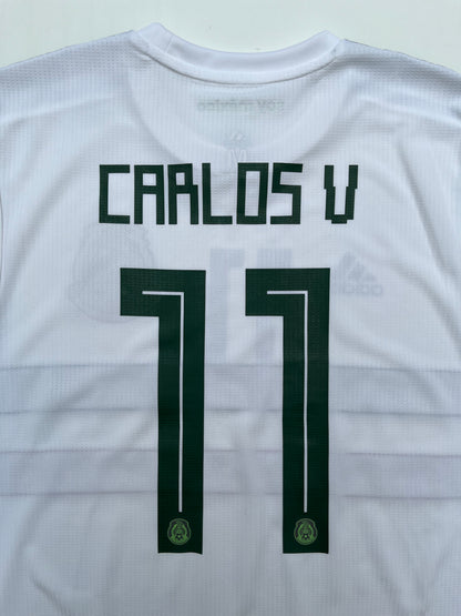 Jersey México Visita 2018 2019 Versión Jugador Carlos Vela (M)