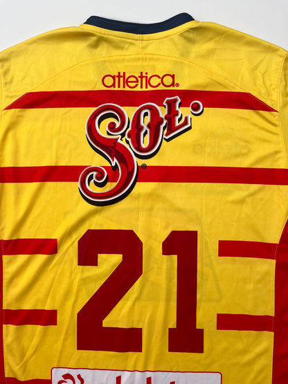 Jersey Monarcas Morelia Local 2010 2011 Match Worn Jaime Lozano (M)