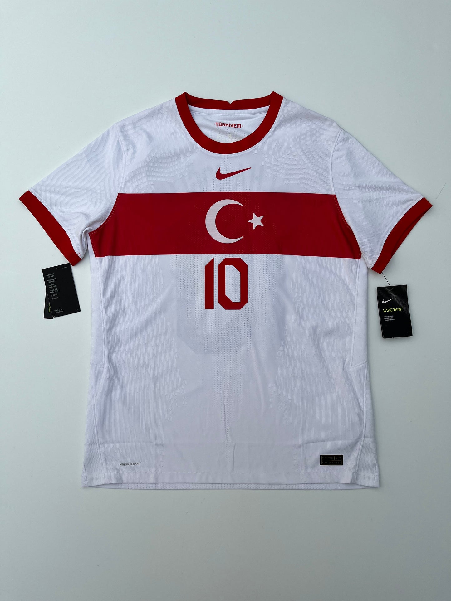 Jersey Turquía Visita 2020 2021 Versiòn Jugador Hakan Çalhanoğlu (L)