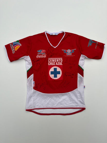 Jersey Cruz Azul Fuerzas Básicas Especial XVI Convivencia 2007 Autografiado (L Niño)