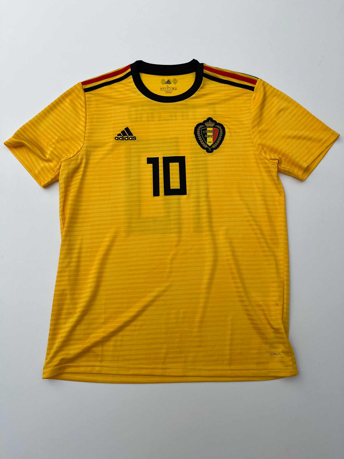 Jersey Bélgica Visita 2018 2019 Eden Hazard (L)