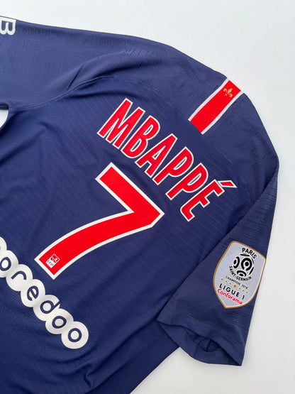 Jersey PSG Local 2018 2019 Mbappé Versión Jugador (S)