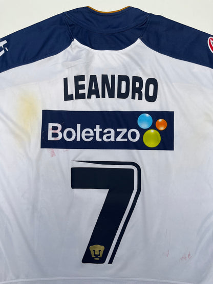 Jersey Pumas Local 2006 2007 Match Worn Leandro Augusto Autografiado (XL)