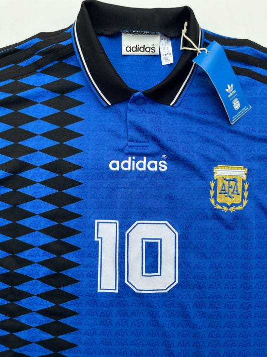 Jersey Argentina Visita 1994 1995  Reedición Diego Armando Maradona (L)