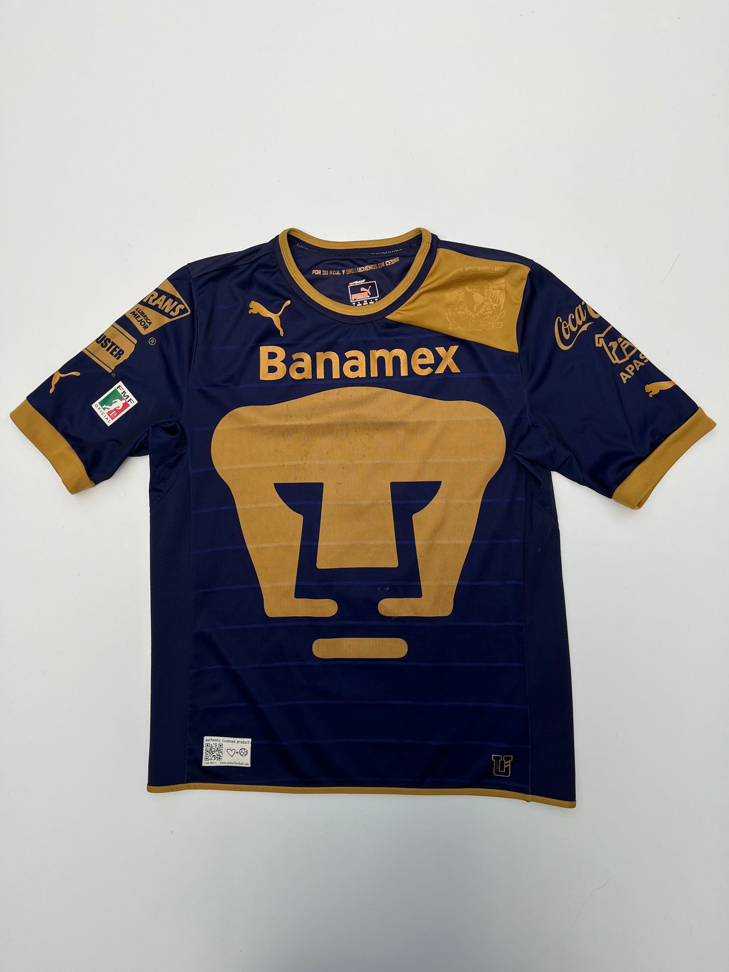 Jersey Pumas Local 2012 2013 Match Worn Darío Verón (L)