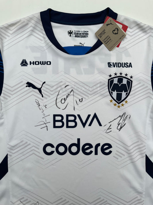 Jersey Rayados Monterrey Rayados Monterrey Visita 2024 2025 Autografiada (L)