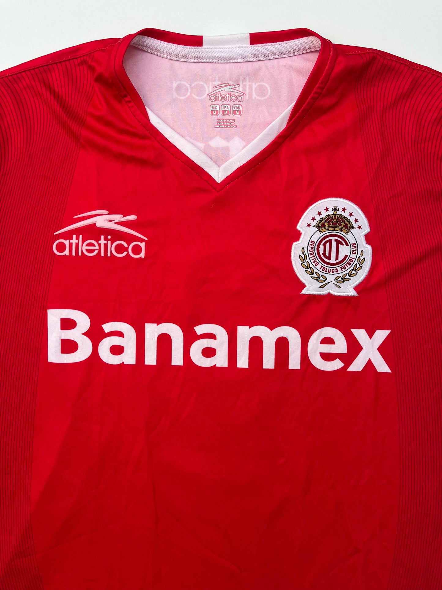 Jersey Toluca Local 2007 2008 Match Worn Manuel Alejandro de la Torre (M)