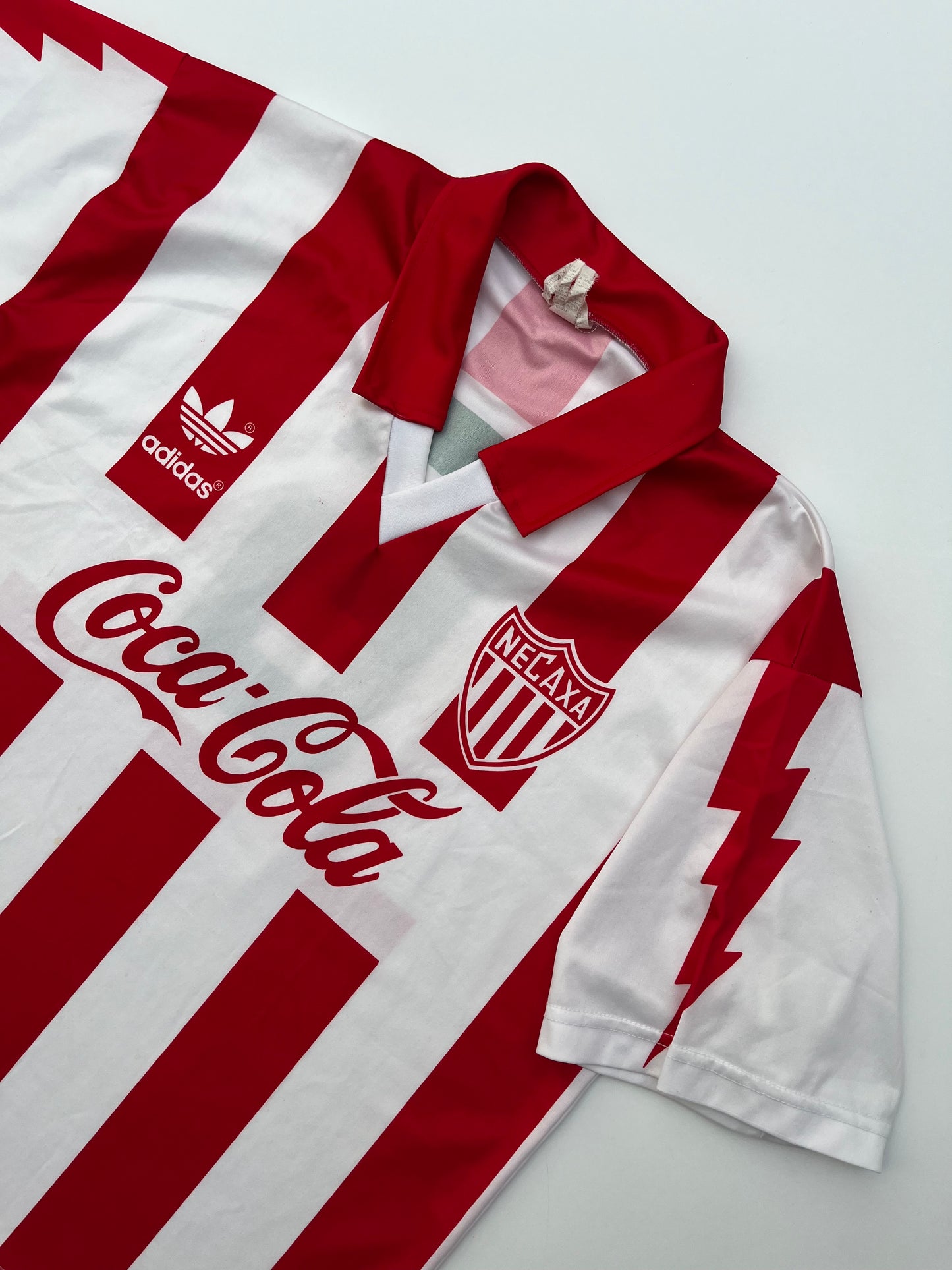 Jersey Necaxa Local 1994 1995 Match Worn Manuel Sol (XL)