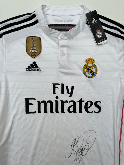 Jersey Real Madrid Local 2014 2015 Autografiado por Marcelo (M)