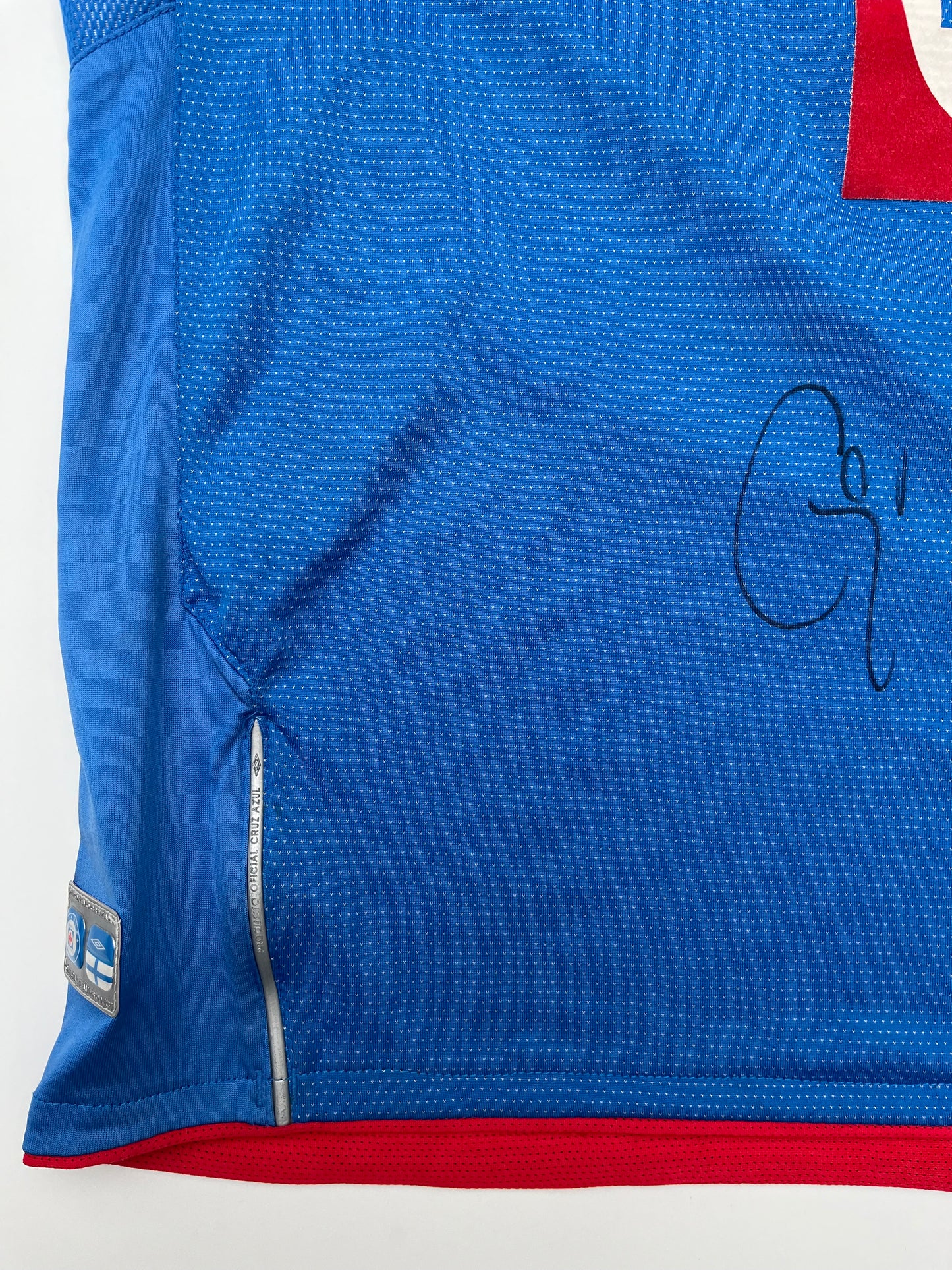 Jersey Cruz Azul Local 2005 2006 Autografiado (XL niño)