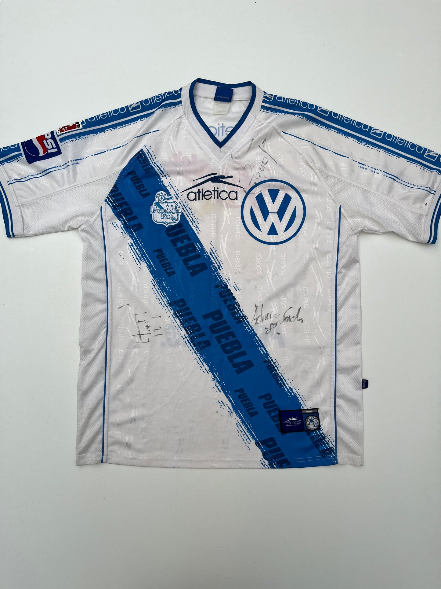 Jersey Puebla Local 1999 2000 Autografiada (XL)