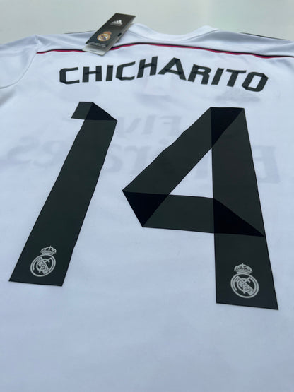 Jersey Real Madrid Local 2014 2015 Manga Larga Javier Hernández (M)