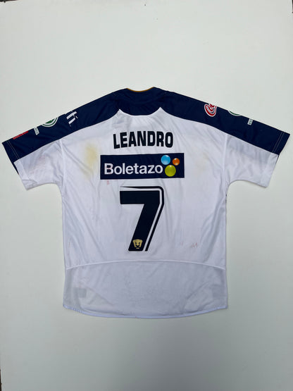 Jersey Pumas Local 2006 2007 Match Worn Leandro Augusto Autografiado (XL)