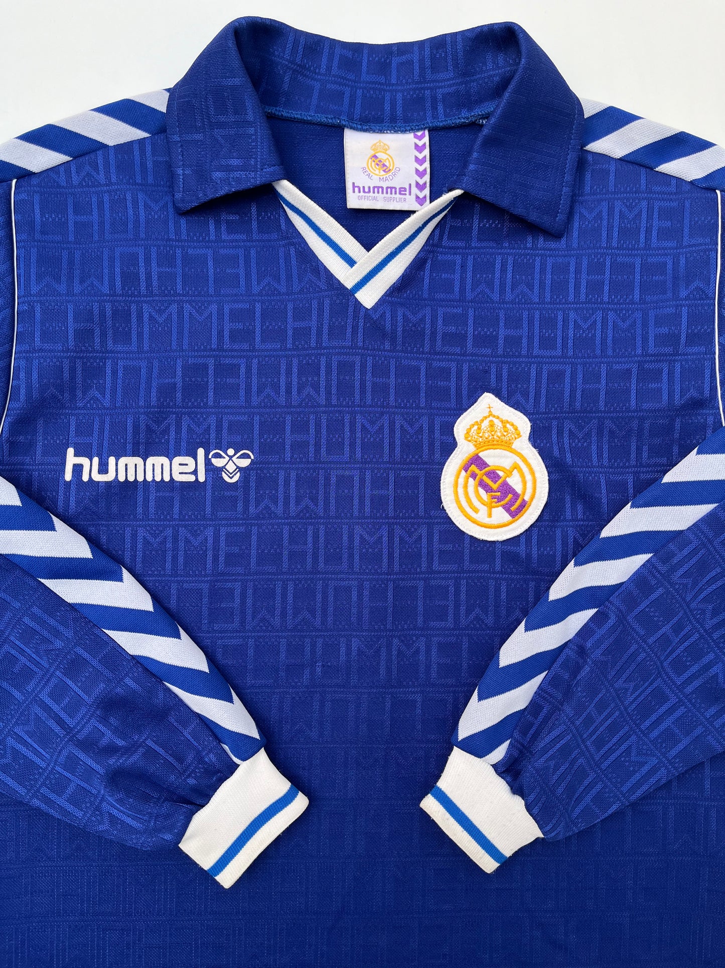 Jersey Real Madrid Visita 1988 1990 Manga Larga (S)