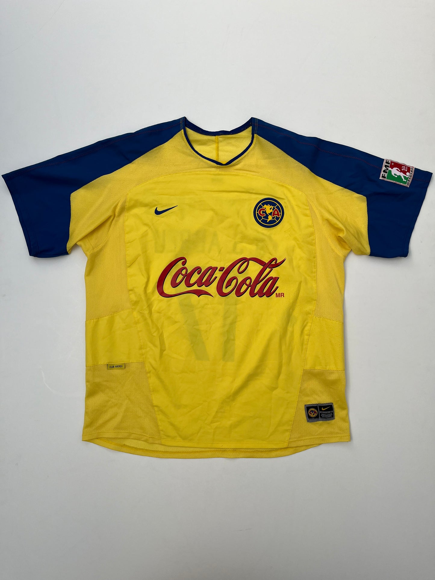 Jersey  Club América Local 2003 2004 Utilería Autografiado Sebastián Abreu (XL)