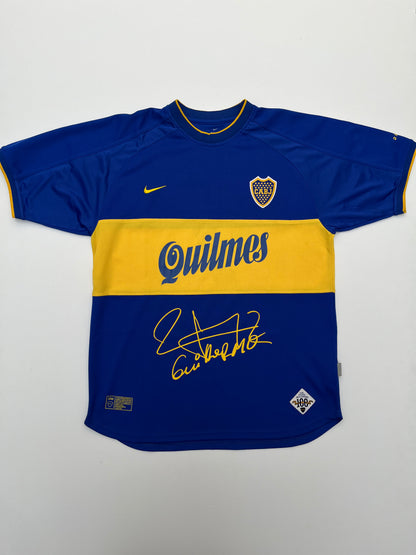 Jersey Boca Juniors Local 1999 2000 Guillermo Barros (XL)