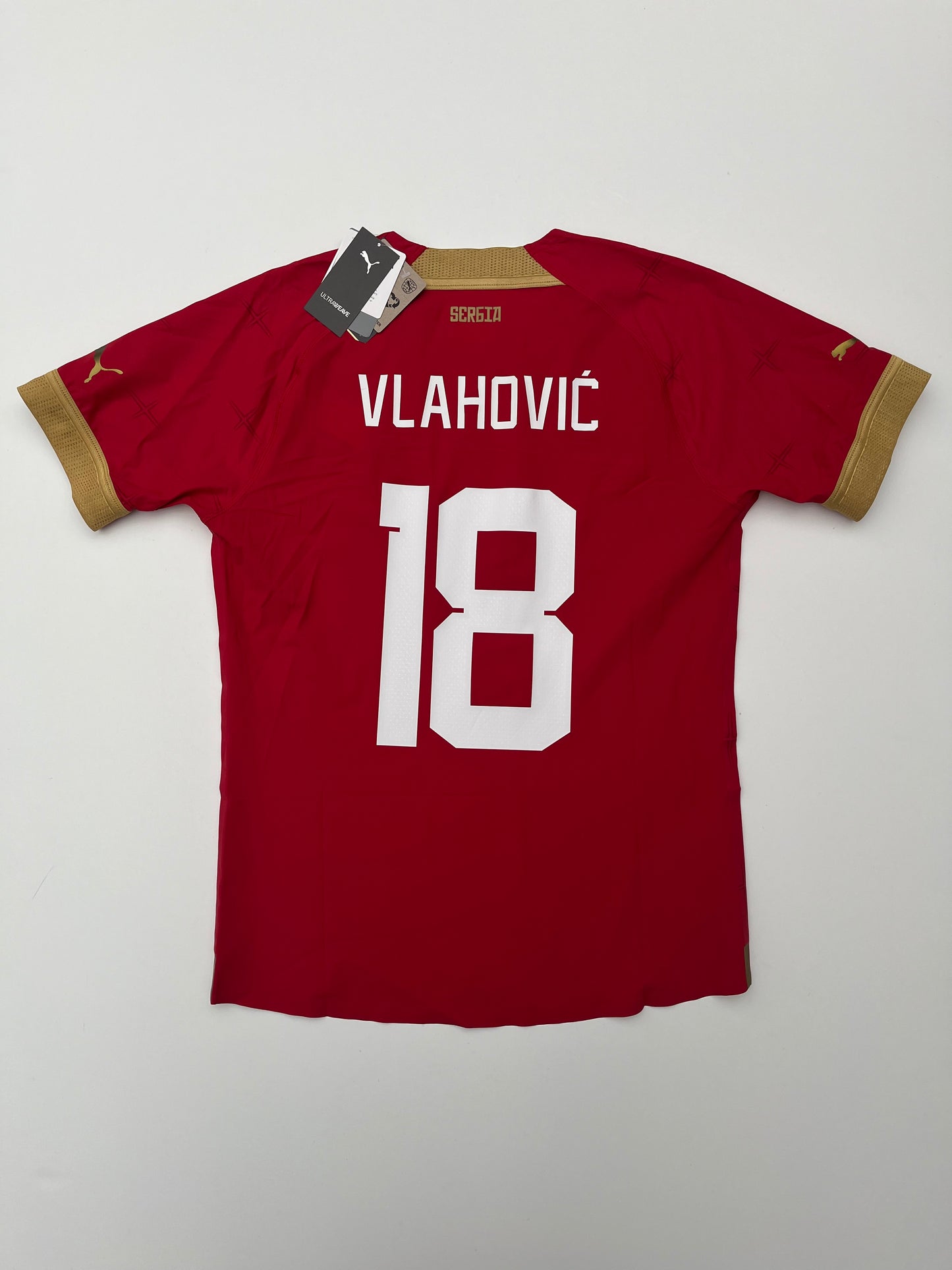 Jersey Serbia Local 2022 2023 Vlahovic Version Jugador (M)