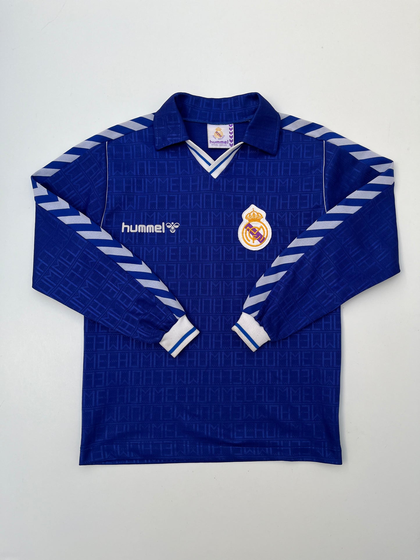 Jersey Real Madrid Visita 1988 1990 Manga Larga (S)