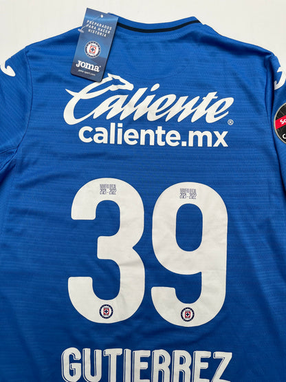 Jersey Cruz Azul Local 2021 2022 Versión Utilería Gutierrez (S)