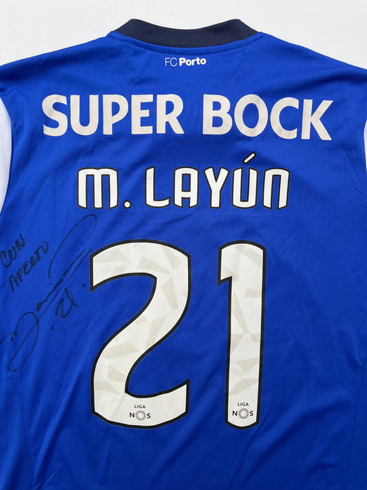 Jersey Porto Local 2015 2016 Autografiada Miguel Layún (M)