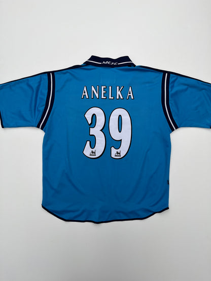 Jersey Manchester City Local 2001 2002 Nicolas Anelka (L)