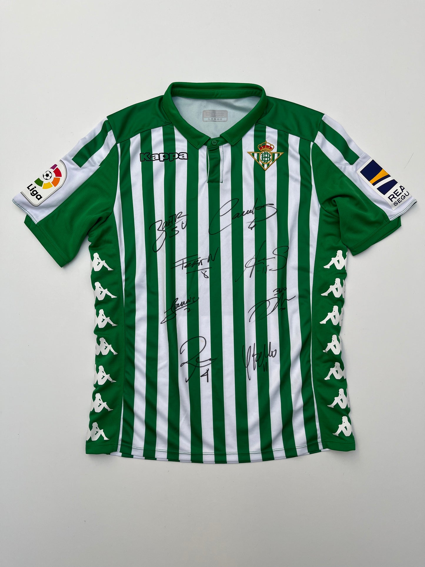 Jersey Betis Local 2019 2020 Versión Jugador Autografiada (L)