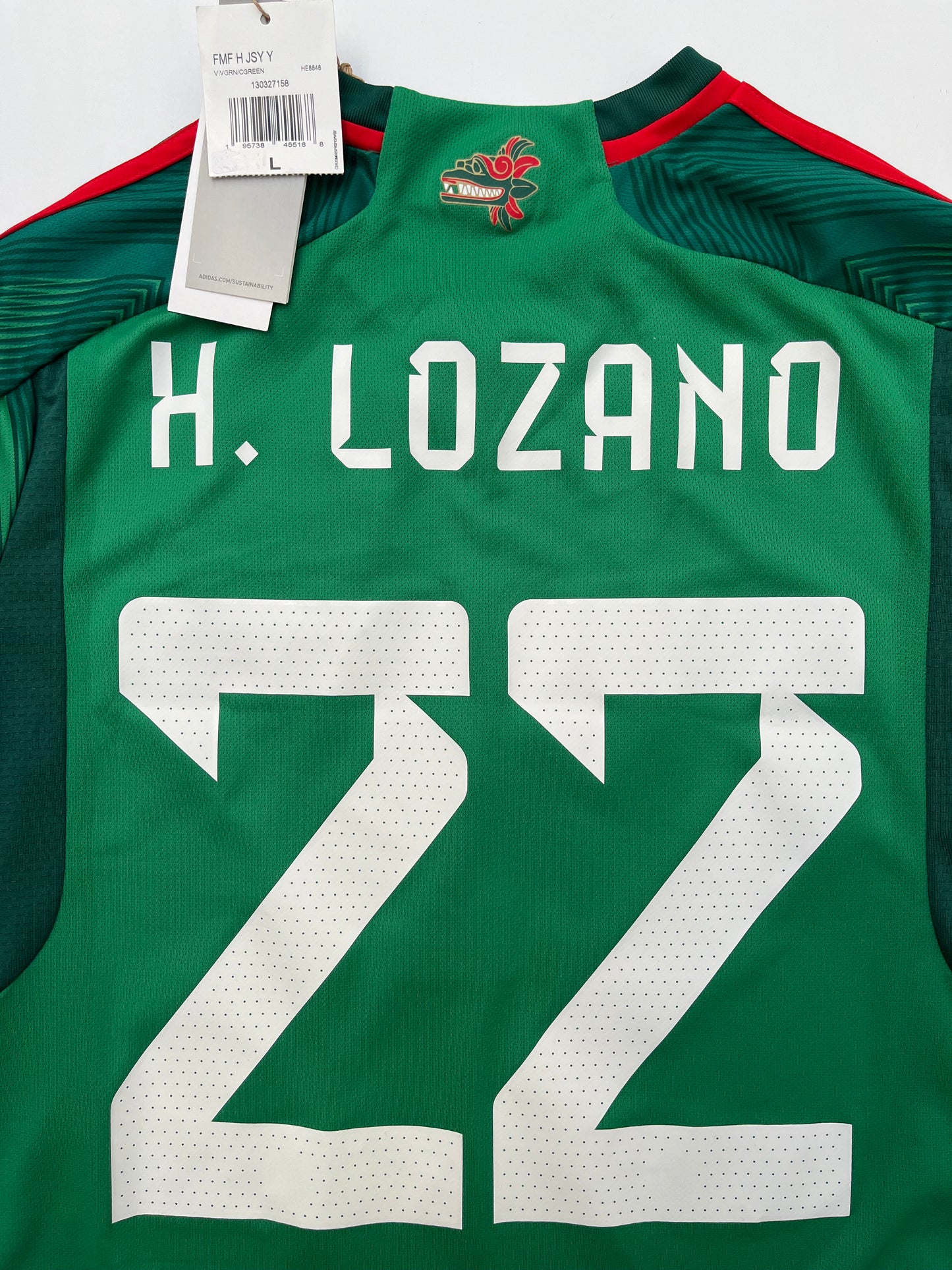 Jersey Méxcio Local 2022 2023 Hirving Lozano (L Niño)