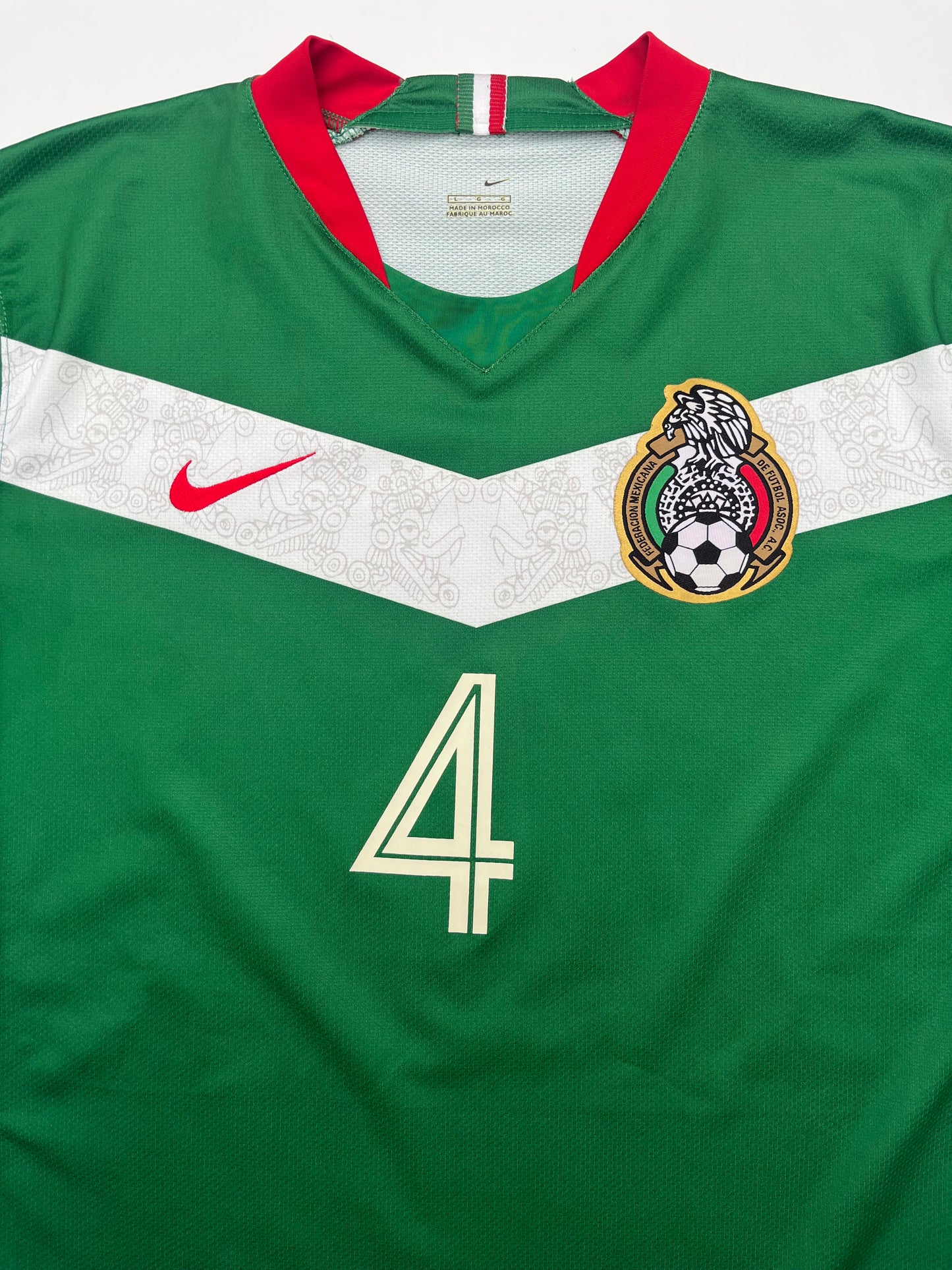 Jersey México Local 2006 2007 Versión Jugador Rafael Márquez (L)