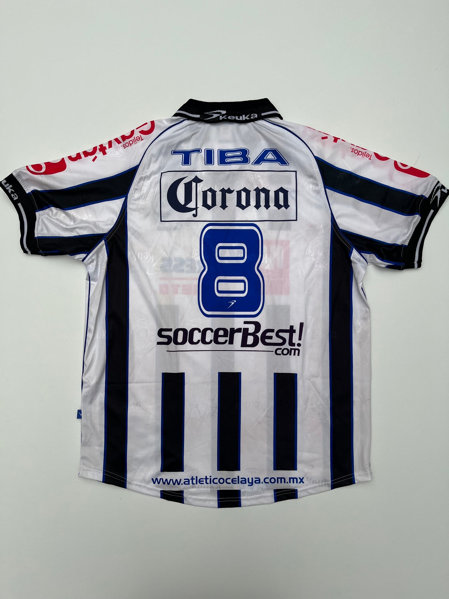 Jersey Celaya Visita 2000 2001 Match Worn José Damasceno (L)