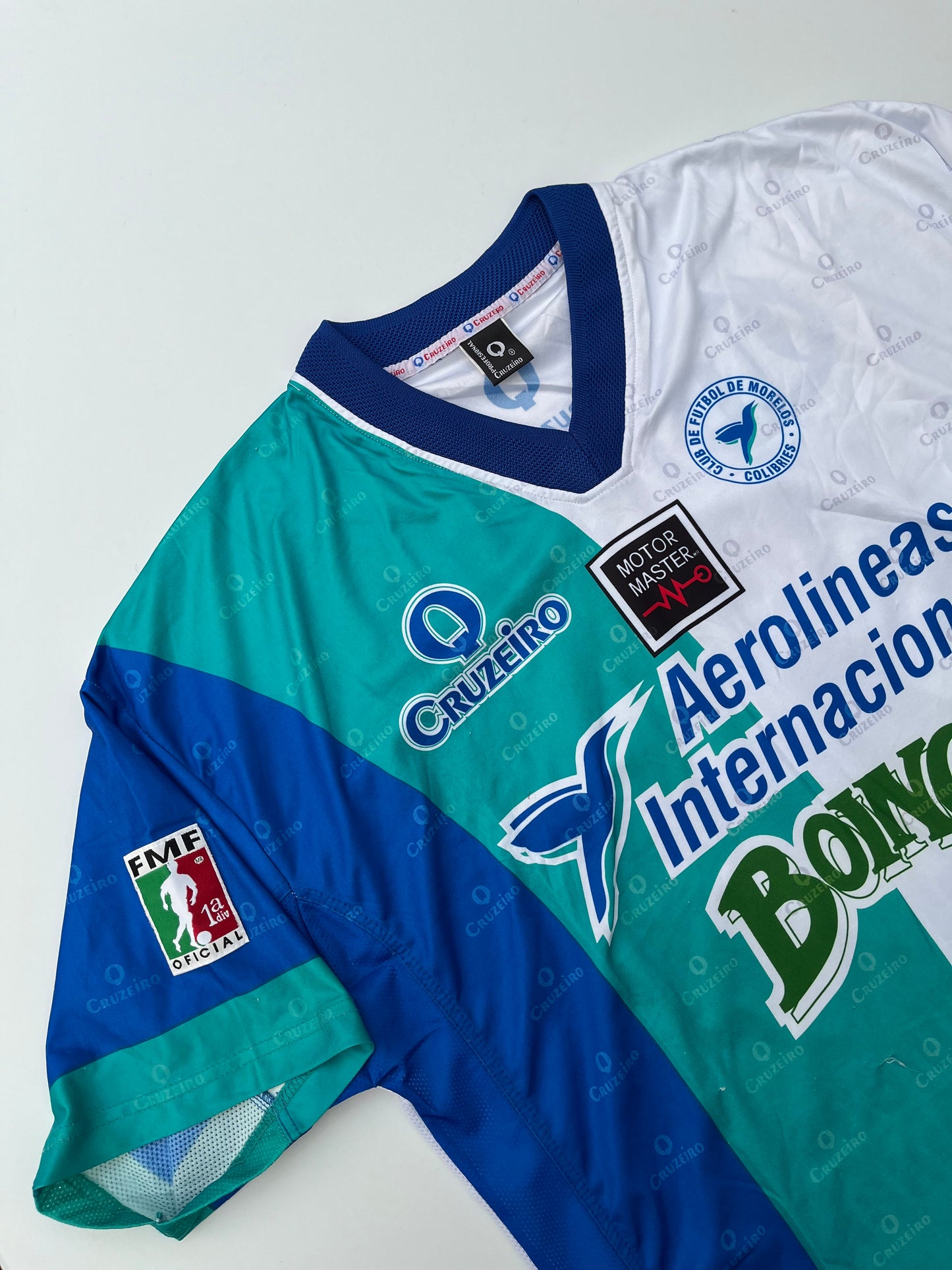 Jersey Colibríes de Morelos Local 2002 2003 Match Worn Jorge Omar Uribe (L)