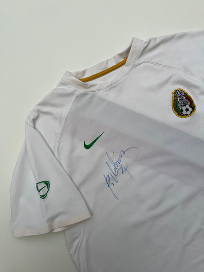 Jersey México Entrenamiento 2006 2007 Autografiado por Rafa Márquez (L)