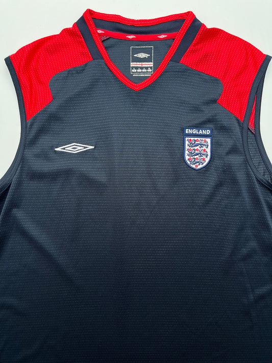 Jersey Inglaterra 2002 2004 Sin Mangas Entrenamiento (L)