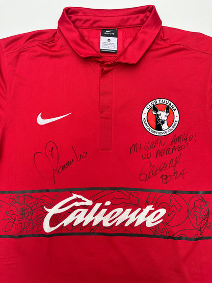 Jersey Xolos Local 2012 2013 Autografiado Match Worn Greg Garza (M)