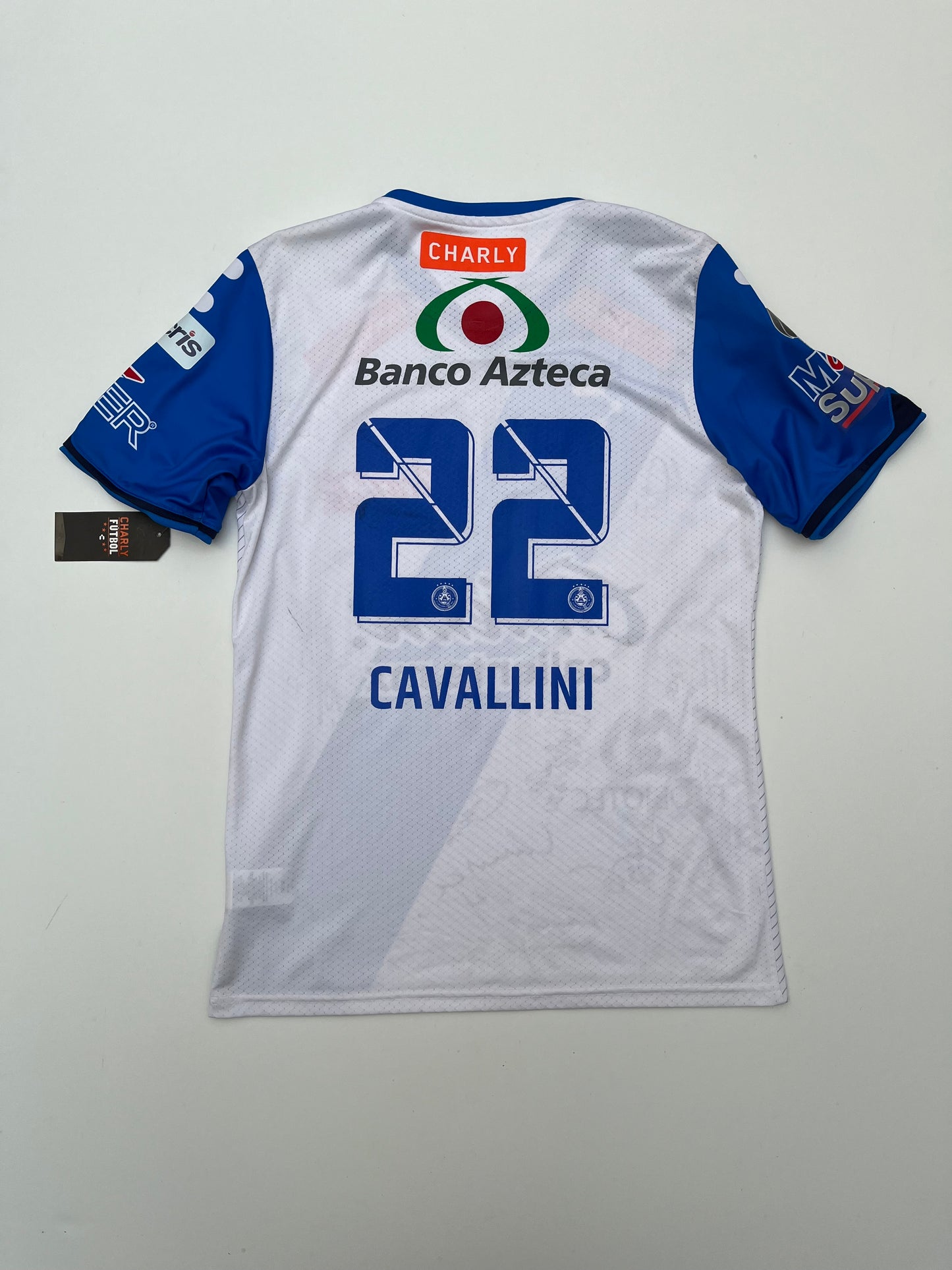 Jersey Puebla Local 2017 2018 Utilería Lucas Cavallini Autografiado (M)