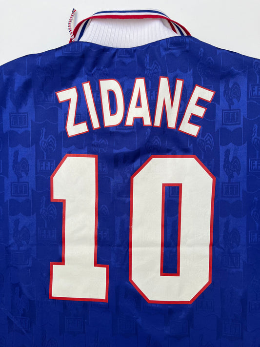 Jersey Francia Local 1996 1997 Zinedine Zidane (L)