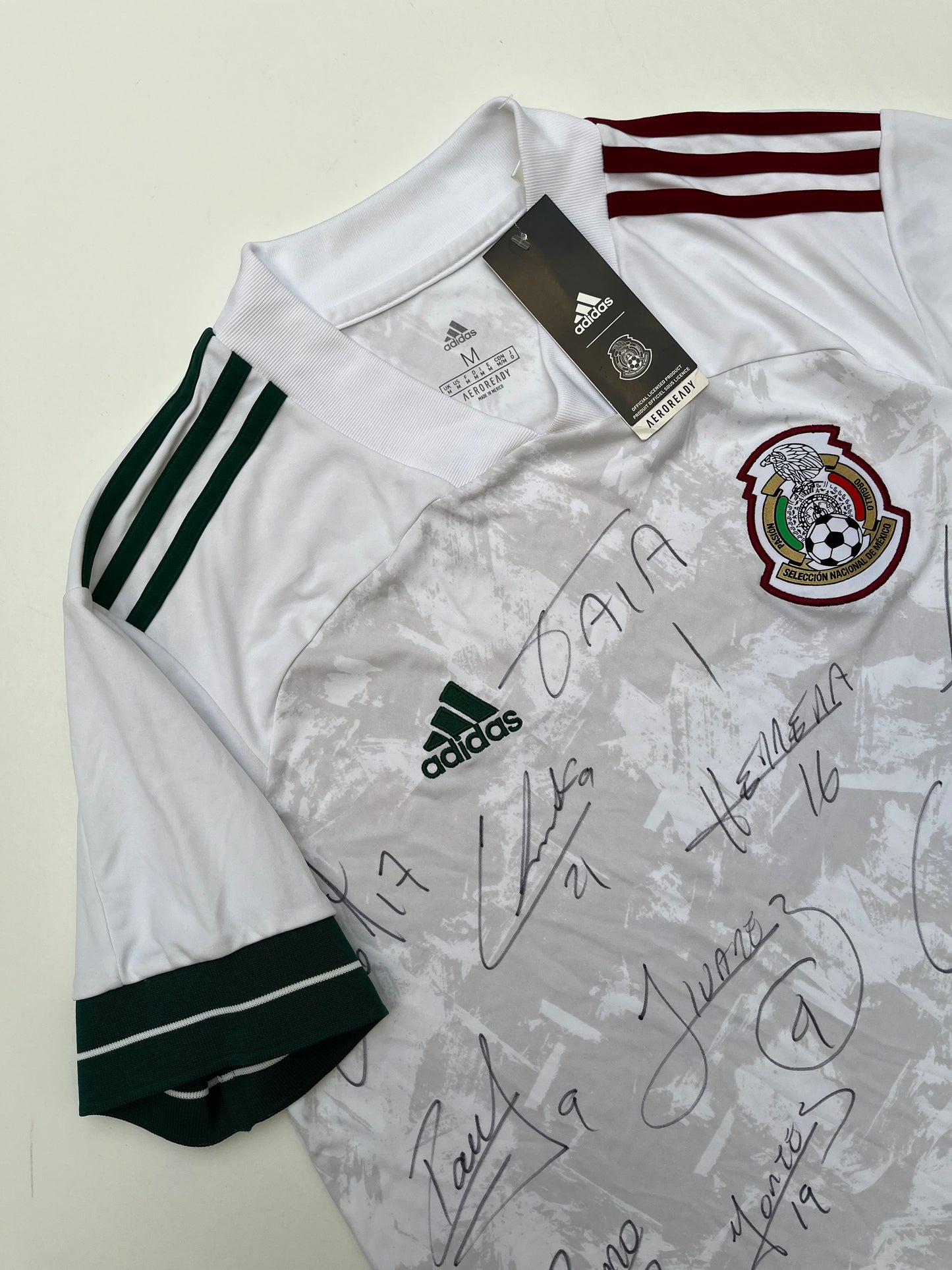 Jersey México Visita 2020 2021 Autografiado (M)