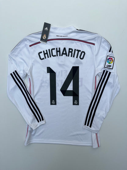 Jersey Real Madrid Local 2014 2015 Manga Larga Javier Hernández (M)