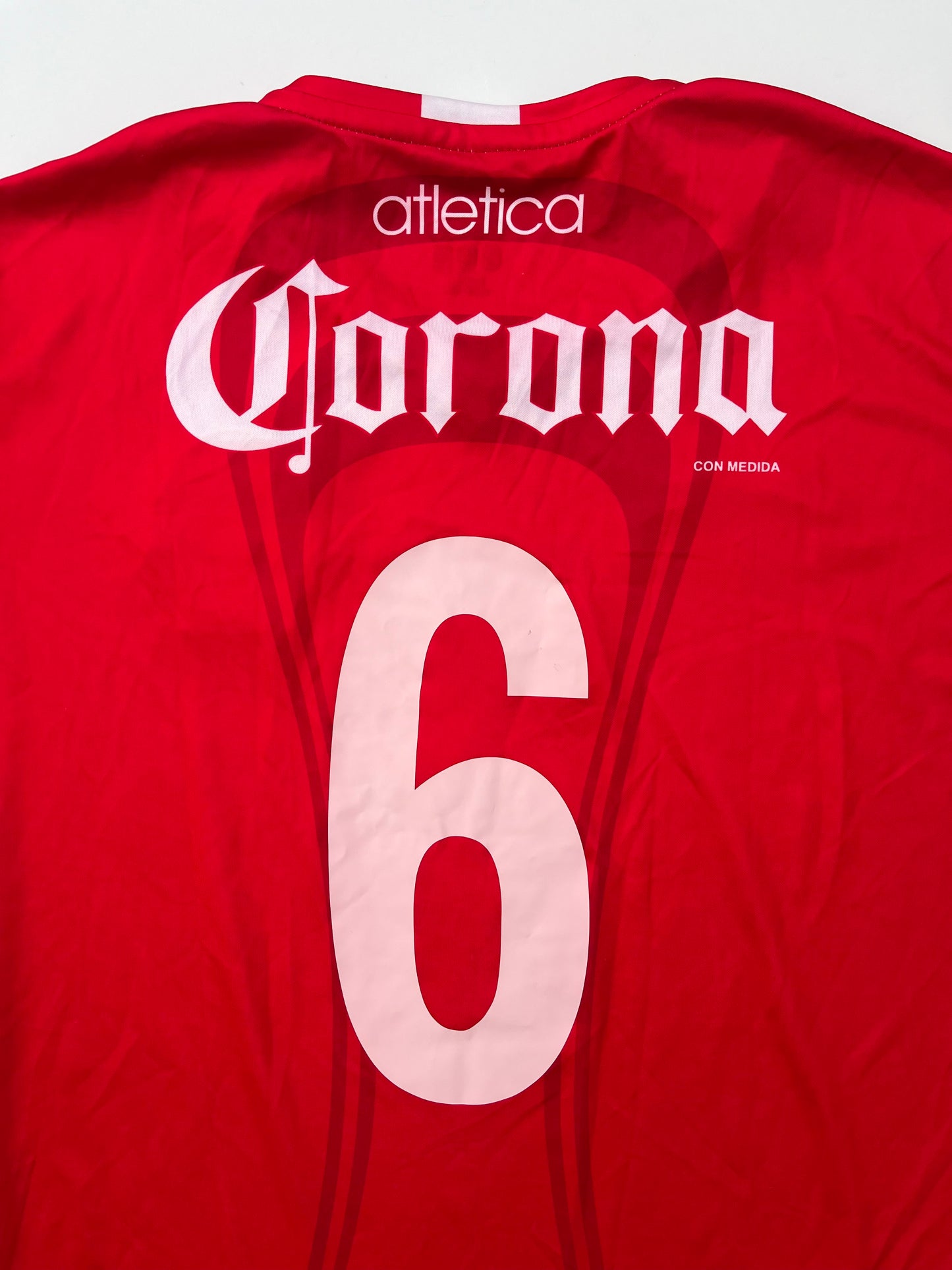 Jersey Toluca Local 2007 2008 Match Worn Manuel Alejandro de la Torre (M)