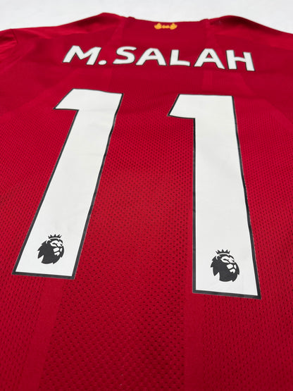 Jersey Liverpool Local 2019 2020 Mohamed Salah Manga Larga (L)