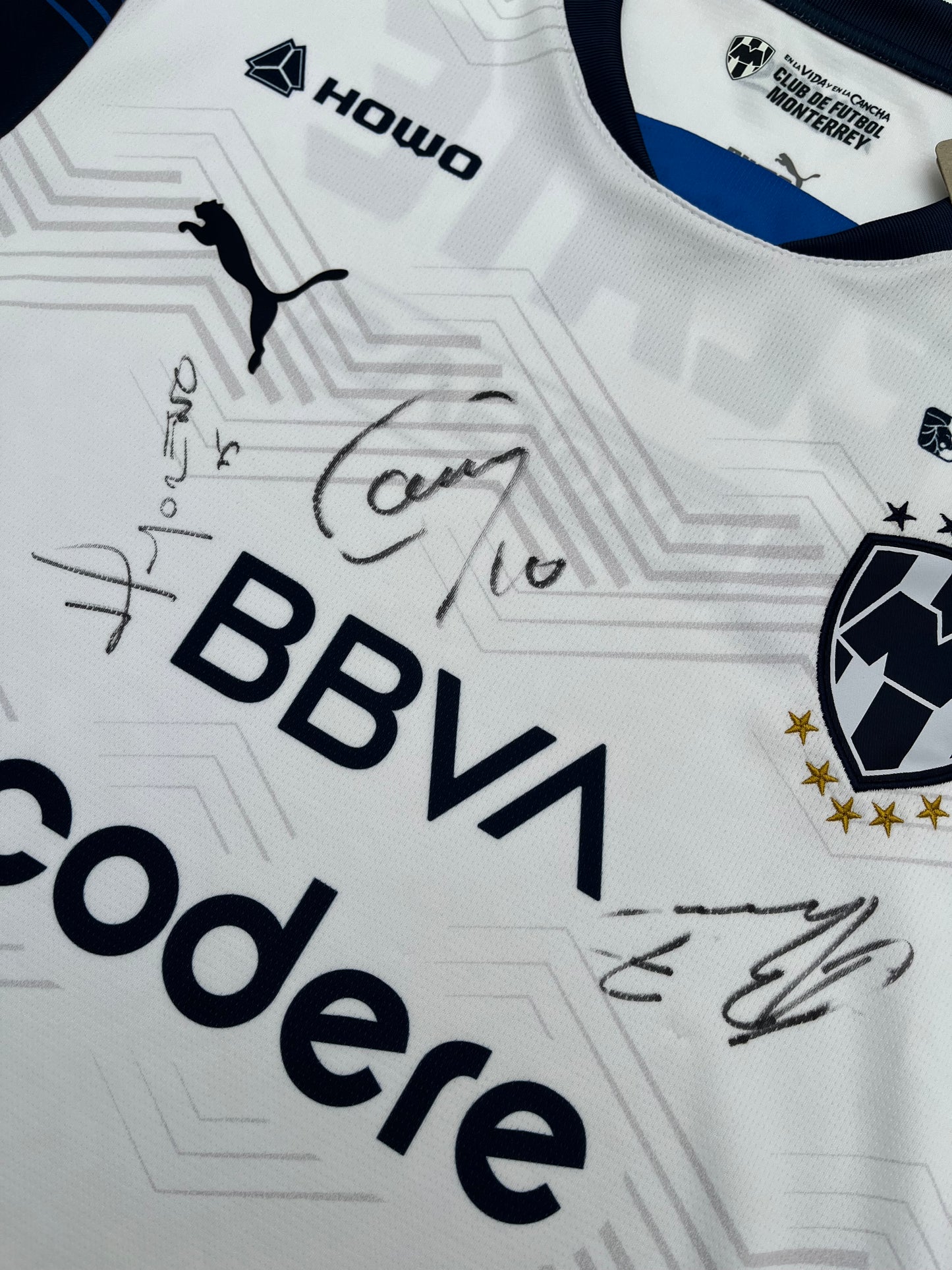 Jersey Rayados Monterrey Rayados Monterrey Visita 2024 2025 Autografiada (L)