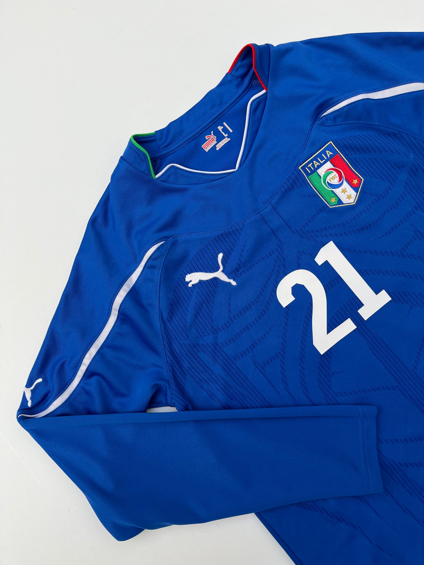 Jersey Italia Local 2010 2011 Manga Larga Andrea Pirlo (M)