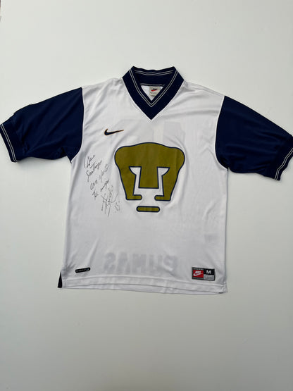 Jersey Pumas Local 1998 1999 Versión Utilería Autografiado por Antonio Sancho (M)